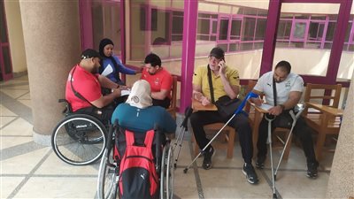 فحوصات طبية شاملة للاعبي الجمباز بالأكاديميات الرياضية واللجنة البارالمبية..صور