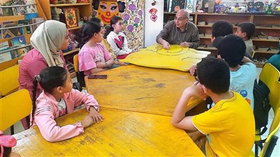 العادات المرتبطة بعيد الأضحى في لقاءات الأطفال بثقافة الفيوم