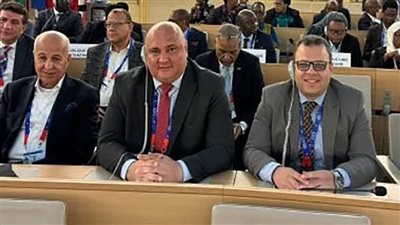 انسحاب ممثلي الوفد النقابي المصري من قاعة مؤتمر العمل الدولي بجنيف