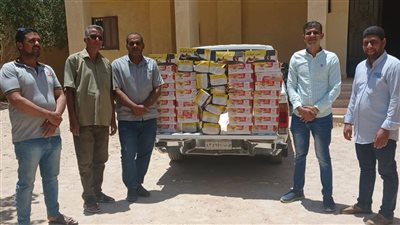 ضبط 2040 عبوة مشروب سكري وجيلي مجهولة المصدر بالفيوم 