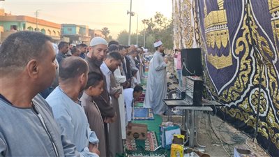 الآلاف يؤدون صلاة عيد الأضحى بساحات ومساجد الفيوم