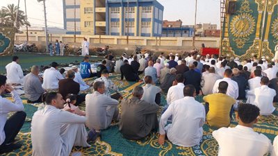 الآلاف يؤدون  صلاة عيد الأضحى  بالدقهلية