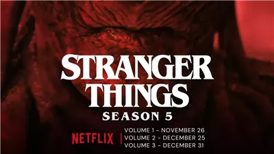 بوستر مرعب للموسم الخامس والأخير لمسلسل Stranger Things (شاهد)