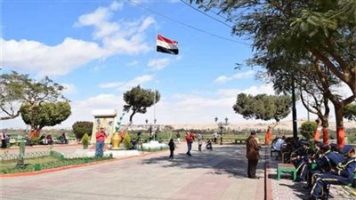 حدائق المنيا تتجمل استعدادا لعيد الأضحى 