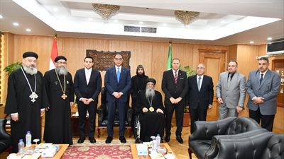 محافظ الفيوم يستقبل المهنئين بعيد الأضحى المبارك 