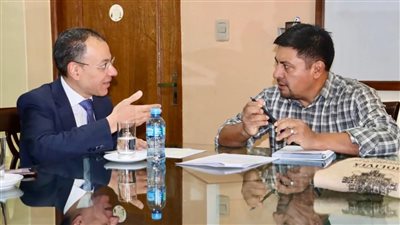 السفير المصري في لاباز  يبحث مع وزير الزراعة البوليفي فتح المزيد من الأسواق