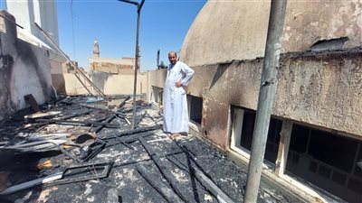 السيطرة على حريق محدود بكنيسة العذراء مريم جنوب الأقصر دون إصابات|صور