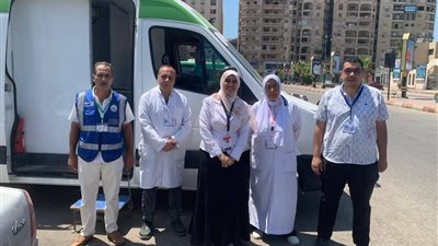 عيادة متنقلة مجهزة للطوارئ تؤمّن احتفالات عيد الأضحى أمام النادي الاجتماعي بدمنهور