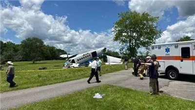 تحطم طائرة ركاب أمريكية على متنها 20 شخصًا في ولاية تينيسي 