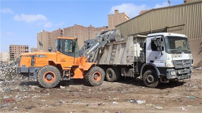 رفع ٦٠ ألف طن من المخلفات والقمامة خلال إجازة العيد بالجيزة