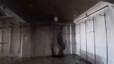 صور| نشوب حريق بمحل للملابس وسط مدينة الأقصر 