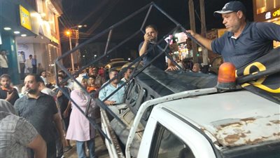 مصادرة 46 تابلوه وجهاز بازوكا بشوارع المنصورة والسنبلاوين