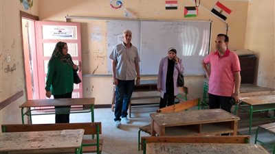 تجهيز استراحات المراقبين ولجان امتحانات الثانوية العامة بكوم حماده