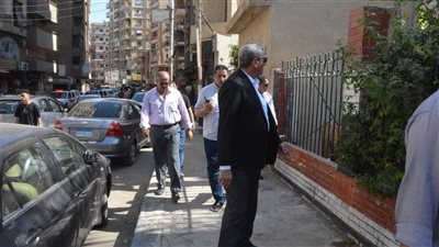 قبل إنطلاق ماراثون الثانوية.. محافظ الغربية يتفقد محيط مدارس طنطا