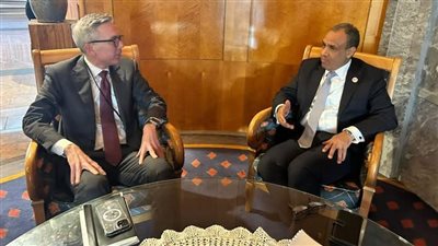 وزير الخارجية والهجرة يلتقى الرئيس التنفيذى لشركة سكاتك النرويجية