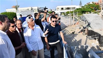وزير الشباب ومحافظ دمياط يتفقدان الأعمال الإنشائية والملاعب بنادي المستقبل بدمياط الجديدة