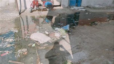 كارثة بقرية الزهور بابييس بالإسكندرية.... والصرف الصحى تشكل لجنة لتحديد اسباب التسربات