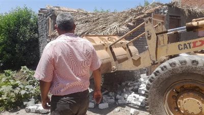 إزالة 8 حالات تعد على مساحة قيراط و22 سهم بالشرقية