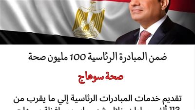 تقديم خدمات طبية لأكثر من 112 ألف مواطن خلال شهر بسوهاج