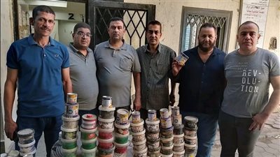 ضبط بويات منتهية الصلاحية وتحرير 56 محضر تمويني بالفيوم 