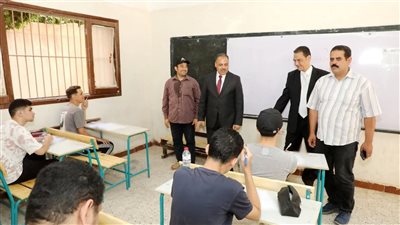 محافظ الشرقية يتابع انطلاق امتحانات الثانوية العامة 