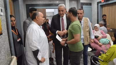زيارةمحافظ الغربية لمستشفى طنطا العام الجديد