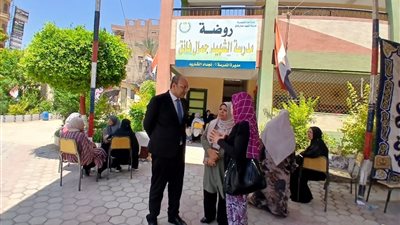 وكيل صحة الدقهلية يتفقد “من بدري أمان” بمدرسة الشهيد جمال فائق بأجا