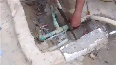  ضبط وإزالة 1533 وصلة مياه غير قانونية فى الفيوم