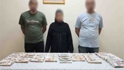  القبض على 3 أشخاص بتهمة سرقة مبالغ مالية من داخل شقة بالظاهر