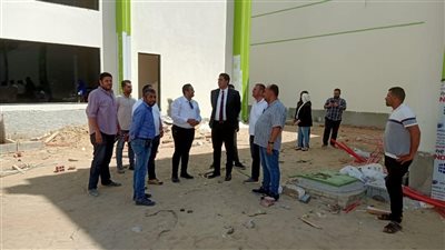 نائب محافظ الدقهلية  بتفقد المنطقة الصناعية بجمصة