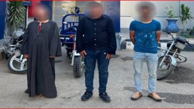 ضبط عصابة سرقة الدراجات النارية ببنى سويف