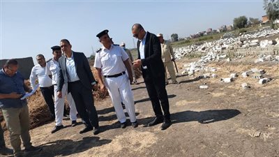 إزالة 7 حالات تعدٍ على الأراضي الزراعية وأملاك الدولة بالبحيرة