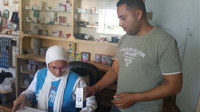 تحرير 10 محاضر للصيدليات والمنشآت الطبية بأبو المطامير