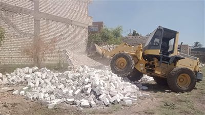 إزالة 948 حالة تعدٍ على الأراضي الزراعية وأملاك الدولة بالمنيا 