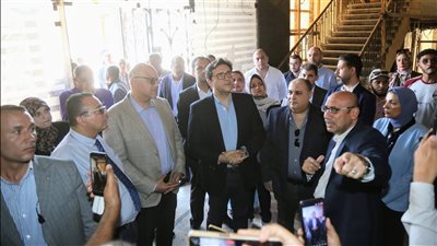 وزير الثقافة ومحافظ القليوبية يتفقدان أعمال تطوير قصر ثقافة بنها    