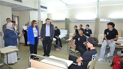 رئيس جامعة القاهرة يستقبل بعثة الاتحاد المصري لألعاب القوى المشاركة بالبطولة الإفريقية