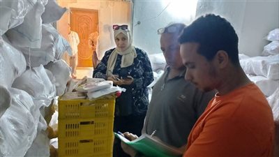 ضبط 5 طن ونصف مخلفات دواجن بأحد مجازر دمياط 