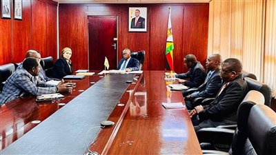 السفيرة المصرية في هراري تلتقي بوزير الصحة ورعاية الطفل الزيمبابوي