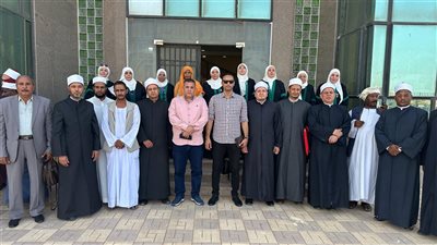 قافلة الأوقاف تختتم نشاطها الدعوي بمدينة الشلاتين