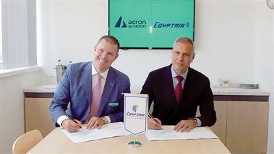 شراكة استراتيجية لمصر للطيران مع «ACRON AVIATION» لدعم أسطولها من طراز بوينج B737-MAX بأحدث الأنظمة للطائرات