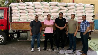 ضبط 10.5 طن دقيق مخصص للمخابز البلدية بالفيوم 
