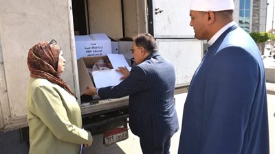 توزيع 2 طن لحوم على الأسر الأولى بالرعاية بالدقهلية