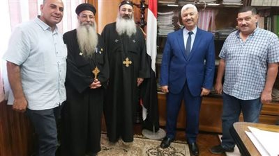 جنوب الدلتا لتوزيع الكهرباء تبحث مع مطرانية المحلة الكبرى توعية المواطنين بترشيد الكهرباء