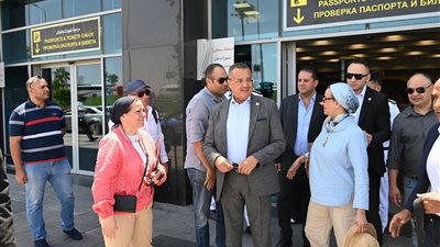 وزيرة البيئة ومحافظ جنوب سيناء يفتتحان مشروع تطوير قرية الغرقانة