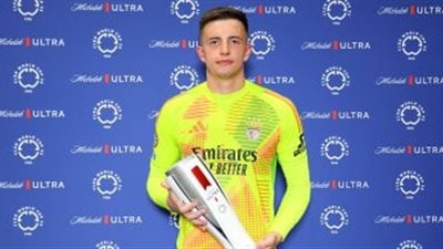 حارس بنفيكا البرتغالي يحصد جائزة رجل المباراة أمام بايرن ميونخ