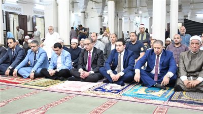 محافظ الفيوم يشهد الاحتفال بالعام الهجري الجديد بمسجد ناصر الكبير