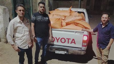 ضبط طن سماد زراعي مدعم قبل تهريبه بالفيوم 