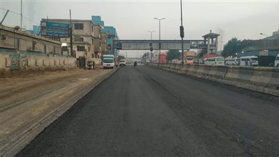 محافظ القليوبية يتابع أعمال رصف امتداد شارع أحمد حلمي بشبرا الخيمة