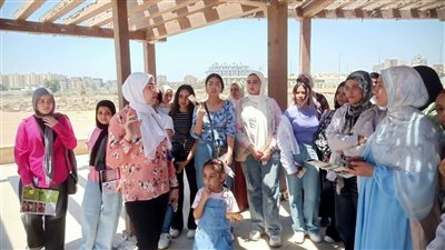رحلة ميدانية لطلبة منتدى الطفل إلى تل بسطا وورش الفخار بالشرقية