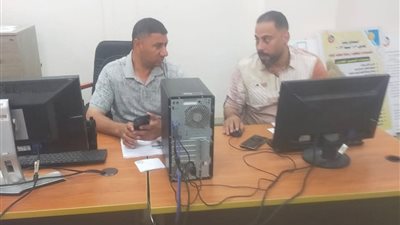 متابعة سير العمل بالمركز التكنولوجى بأبوالمطامير